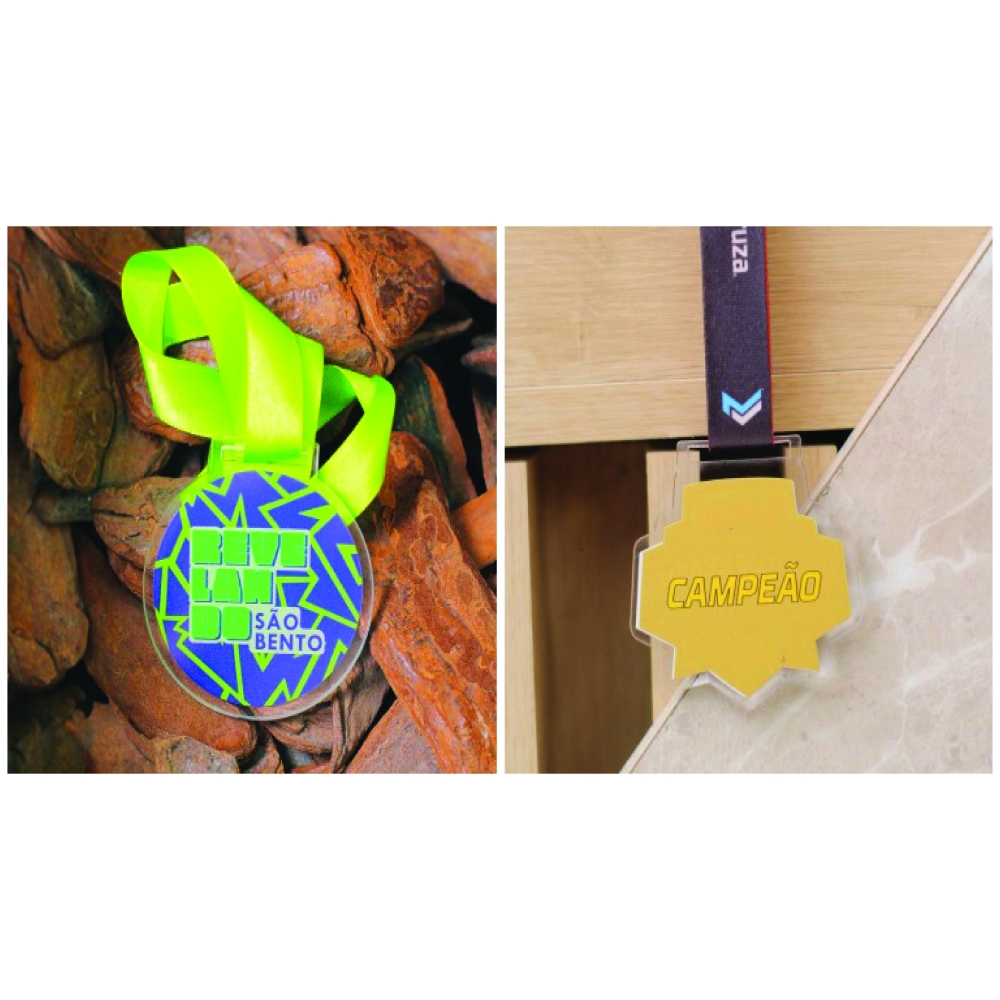 Medalha Acrílico Personalizada-FE0155